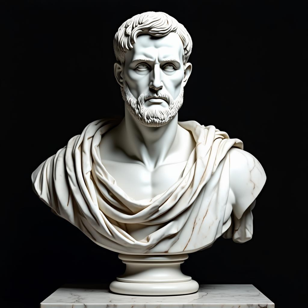 Severus Laetatus — Marble bust in the Roman imperial style